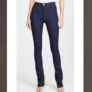 3x1 NYC high end womens skinny flare high waisted jeans. size 23, 35 in inseam